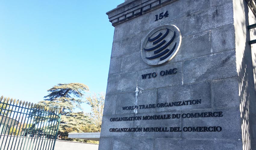 The World Trade Organization in Geneva, Switzerland.