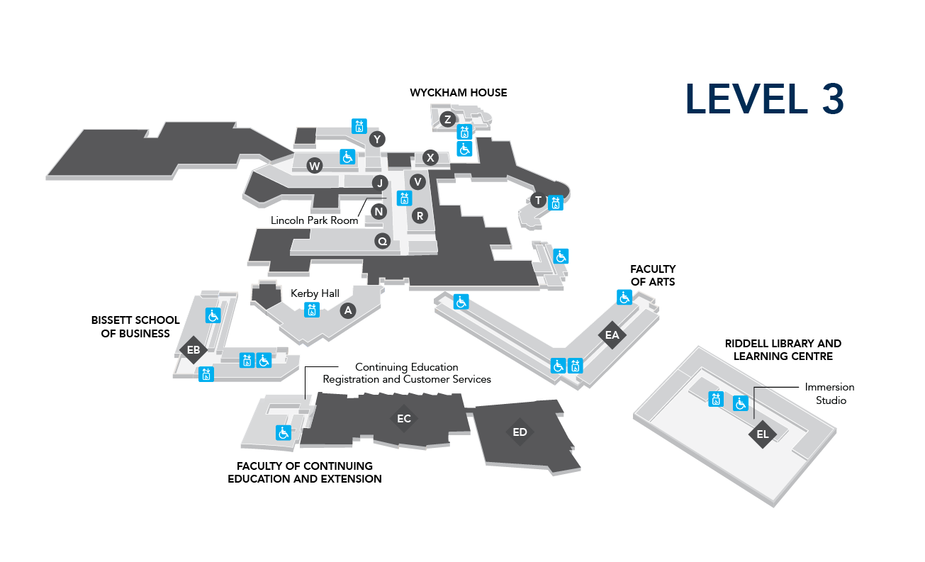 Mount Royal University Map Campus Map | Mru