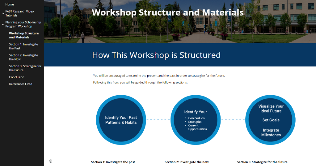 image of Planning your Scholarship Program Workshop website