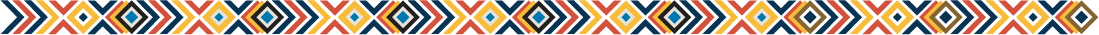 A multi-coloured geometric pattern of triangles and diamonds.