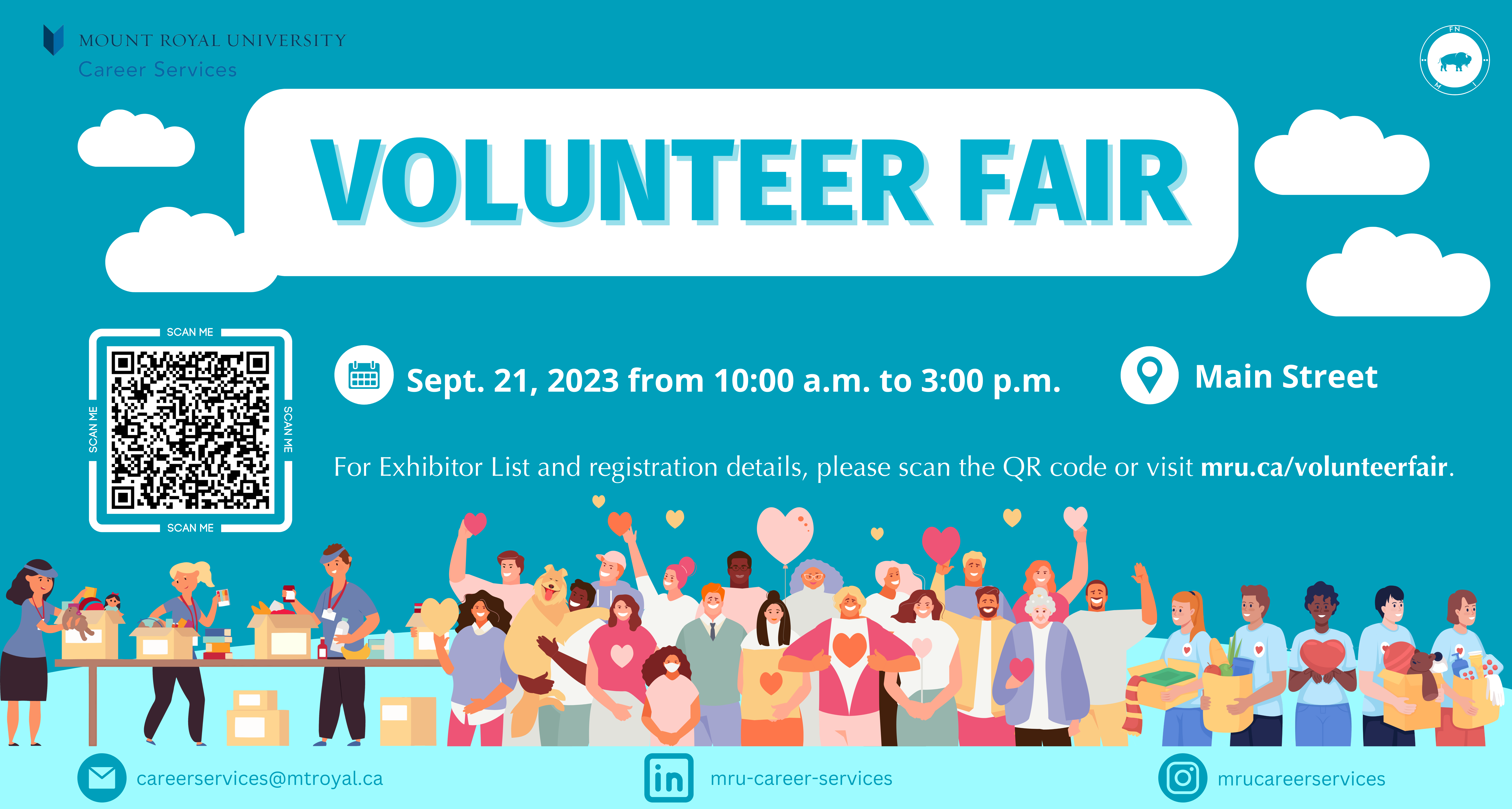 Volunteer Fair 2023 MRU