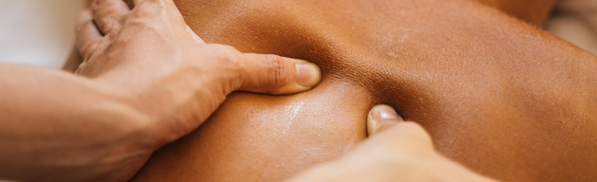 Woman receiving massage