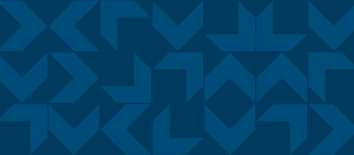 Pattern of navy chevrons pointing in different directions on a darker navy background.